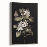 Dark Moody Wall Art: Timeless Botanical Art Print with Dramatic Tones