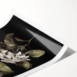 Dark Moody Wall Art: Timeless Botanical Art Print with Dramatic Tones