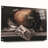 Moody Still Life Vase Art - Dark Timeless Decor for Elegant Interiors