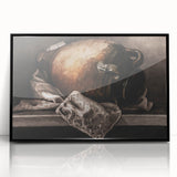 Moody Still Life Vase Art - Dark Timeless Decor for Elegant Interiors