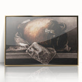 Moody Still Life Vase Art - Dark Timeless Decor for Elegant Interiors