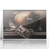 Moody Still Life Vase Art - Dark Timeless Decor for Elegant Interiors