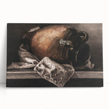Moody Still Life Vase Art - Dark Timeless Decor for Elegant Interiors