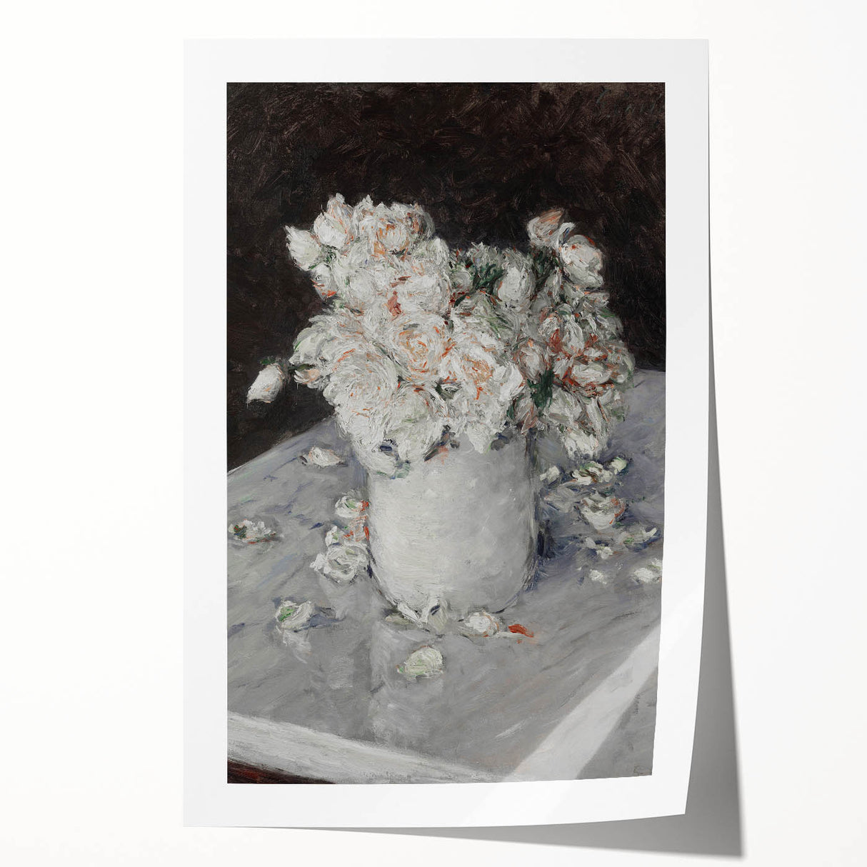 Elegant Moody Floral Art | Dark and Light Contrast for Timeless Interiors