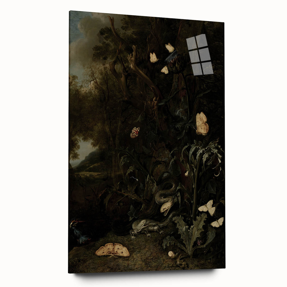 Dark Moody Nature Art | Dramatic Wildlife Scene for Moody Interiors