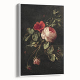 Dark Moody Wall Art - Classic Floral Still Life for Elegant Interiors