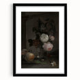 Moody Floral Still Life | Dark and Elegant Floral Wall Art for Interiors