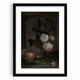 Moody Floral Still Life | Dark and Elegant Floral Wall Art for Interiors