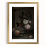Moody Floral Still Life | Dark and Elegant Floral Wall Art for Interiors