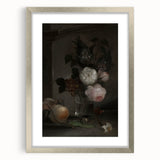 Moody Floral Still Life | Dark and Elegant Floral Wall Art for Interiors