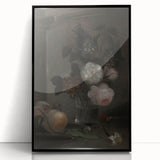 Moody Floral Still Life | Dark and Elegant Floral Wall Art for Interiors