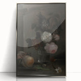 Moody Floral Still Life | Dark and Elegant Floral Wall Art for Interiors