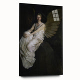 Dark Moody Angelic Art | Dramatic and Elegant Angel Wall Art