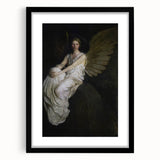 Dark Moody Angelic Art | Dramatic and Elegant Angel Wall Art