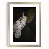 Dark Moody Angelic Art | Dramatic and Elegant Angel Wall Art