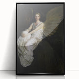 Dark Moody Angelic Art | Dramatic and Elegant Angel Wall Art