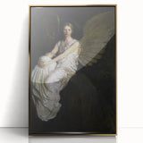 Dark Moody Angelic Art | Dramatic and Elegant Angel Wall Art