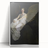 Dark Moody Angelic Art | Dramatic and Elegant Angel Wall Art
