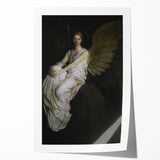 Dark Moody Angelic Art | Dramatic and Elegant Angel Wall Art