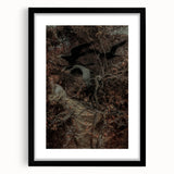 Dark Moody Wall Art - Haunting Crow Scene for Dramatic Interiors