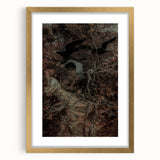 Dark Moody Wall Art - Haunting Crow Scene for Dramatic Interiors