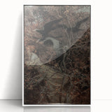 Dark Moody Wall Art - Haunting Crow Scene for Dramatic Interiors