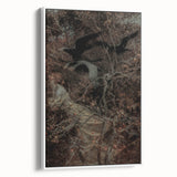 Dark Moody Wall Art - Haunting Crow Scene for Dramatic Interiors