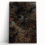 Dark Moody Wall Art - Haunting Crow Scene for Dramatic Interiors