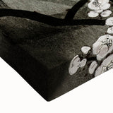 Dark Moody Wall Art - Lunar Blossom Elegance for Dramatic Interiors