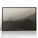 Dark Moody Crow Scene - Atmospheric Wall Art for Timeless Interiors