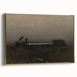 Dark Moody Crow Scene - Atmospheric Wall Art for Timeless Interiors