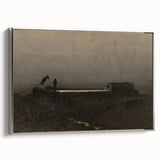 Dark Moody Crow Scene - Atmospheric Wall Art for Timeless Interiors