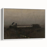 Dark Moody Crow Scene - Atmospheric Wall Art for Timeless Interiors
