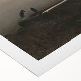 Dark Moody Crow Scene - Atmospheric Wall Art for Timeless Interiors