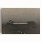 Dark Moody Crow Scene - Atmospheric Wall Art for Timeless Interiors