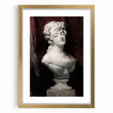 Dark Moody Wall Art - Timeless Bust Sculpture for Moody Interiors