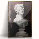 Dark Moody Wall Art - Timeless Bust Sculpture for Moody Interiors