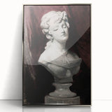 Dark Moody Wall Art - Timeless Bust Sculpture for Moody Interiors