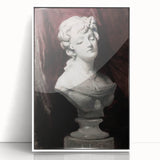 Dark Moody Wall Art - Timeless Bust Sculpture for Moody Interiors