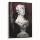 Dark Moody Wall Art - Timeless Bust Sculpture for Moody Interiors