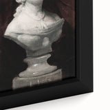 Dark Moody Wall Art - Timeless Bust Sculpture for Moody Interiors