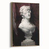 Dark Moody Wall Art - Timeless Bust Sculpture for Moody Interiors