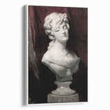 Dark Moody Wall Art - Timeless Bust Sculpture for Moody Interiors