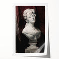 Dark Moody Wall Art - Timeless Bust Sculpture for Moody Interiors