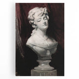 Dark Moody Wall Art - Timeless Bust Sculpture for Moody Interiors
