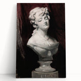 Dark Moody Wall Art - Timeless Bust Sculpture for Moody Interiors
