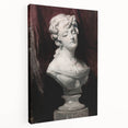 Dark Moody Wall Art - Timeless Bust Sculpture for Moody Interiors