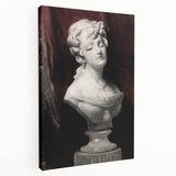 Dark Moody Wall Art - Timeless Bust Sculpture for Moody Interiors