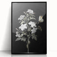 Dark Moody Wall Art - Floral Elegance with Butterfly for Dramatic Spaces