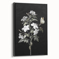 Dark Moody Wall Art - Floral Elegance with Butterfly for Dramatic Spaces